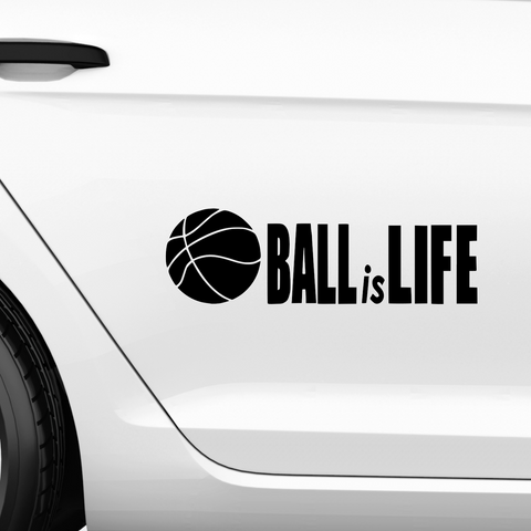 Ball is life Aufkleber Nr. 5 - Beispielansicht