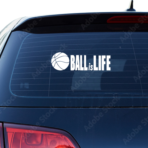 Ball is life Aufkleber Nr. 5 - Beispielansicht