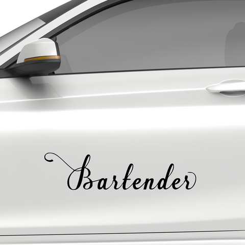 Bartender Aufkleber 1 - Beispielansicht