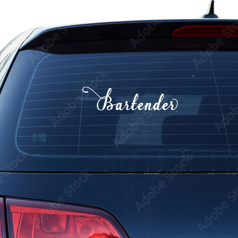 Bartender Aufkleber 1 - Beispielansicht