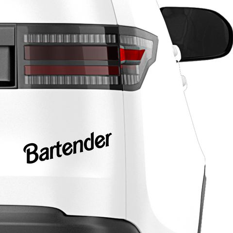 Bartender Aufkleber 2 - Beispielansicht
