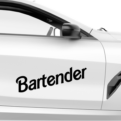 Bartender Aufkleber 2 - Beispielansicht