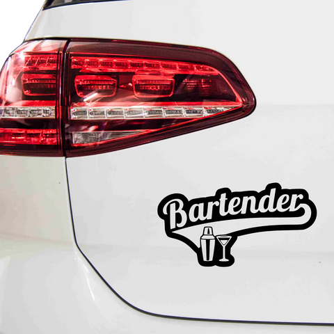 Bartender Aufkleber 4 - Beispielansicht