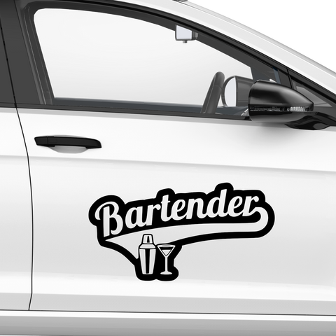 Bartender Aufkleber 4 - Beispielansicht