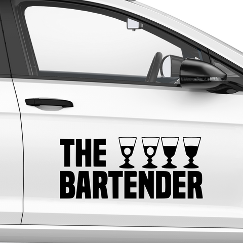 Bartender Aufkleber 5 - Beispielansicht