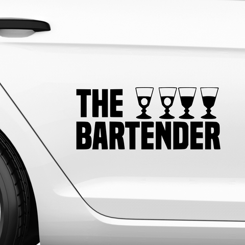 Bartender Aufkleber 5 - Beispielansicht
