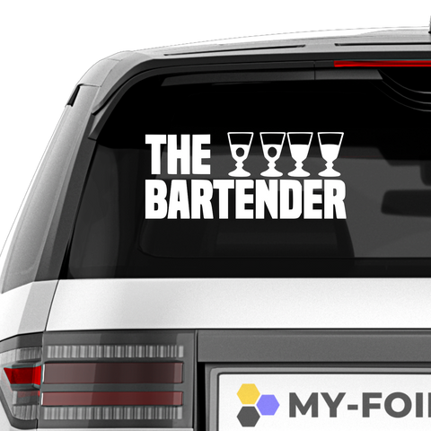 Bartender Aufkleber 5 - Beispielansicht