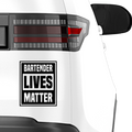 Bartender lives matter Aufkleber - Beispielansicht