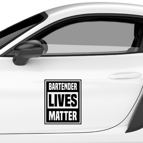 Bartender lives matter Aufkleber - Beispielansicht