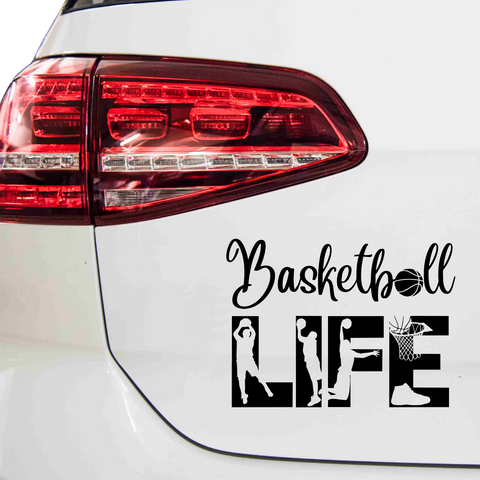 Basketball Life Aufkleber - Beispielansicht