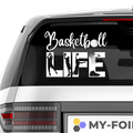 Basketball Life Aufkleber - Beispielansicht