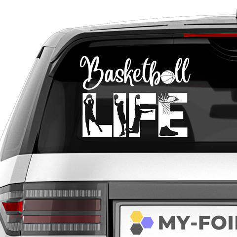 Basketball Life Aufkleber - Beispielansicht