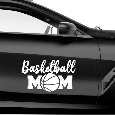 Basketball Mom Aufkleber - Beispielansicht