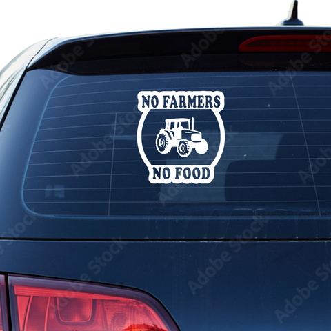 Bauern Aufkleber Nr 14 - Beispielansicht