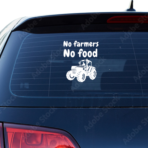 Bauern Aufkleber Nr 5 - Beispielansicht