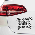 Be Gentle With Yourself Aufkleber - Beispielansicht