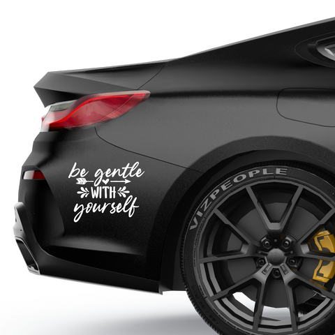 Be Gentle With Yourself Aufkleber - Beispielansicht