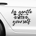 Be Gentle With Yourself Aufkleber - Beispielansicht