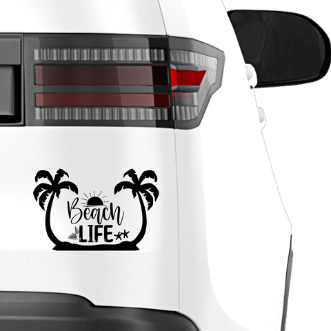 Beach Life Aufkleber Nr 1 - Beispielansicht