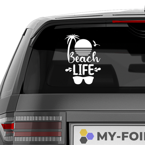 Beach Life Aufkleber Nr 2 - Beispielansicht