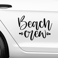 Beach crew Aufkleber - Beispielansicht
