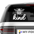 Bee Kind 1 Aufkleber - Beispielansicht
