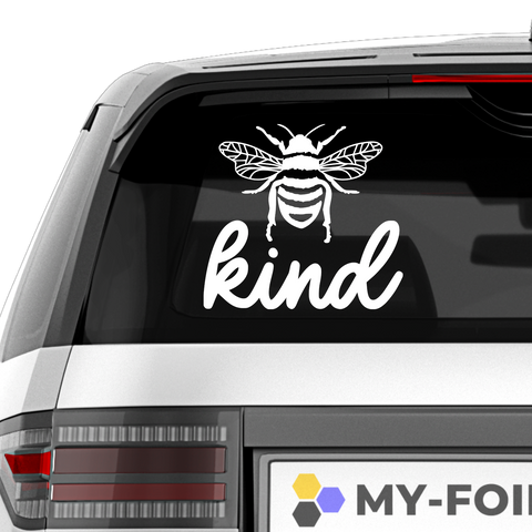 Bee Kind 1 Aufkleber - Beispielansicht