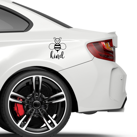 Bee Kind 3 Aufkleber - Beispielansicht