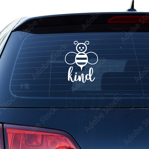 Bee Kind 3 Aufkleber - Beispielansicht