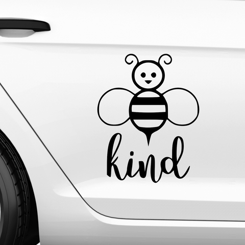 Bee Kind 3 Aufkleber - Beispielansicht