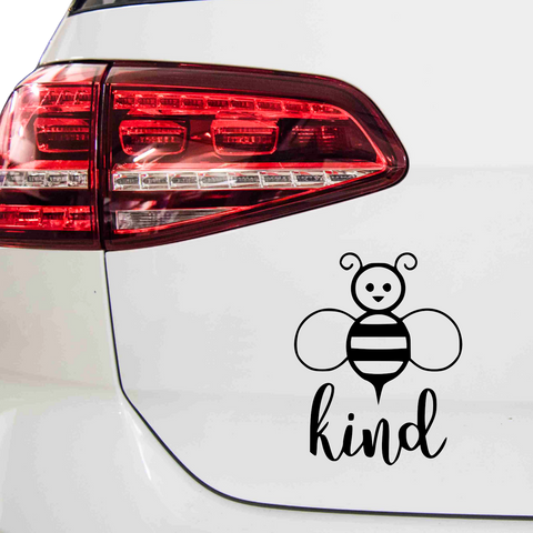 Bee Kind 3 Aufkleber - Beispielansicht