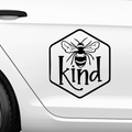 Bee Kind 4 Aufkleber 2. - Beispielansicht