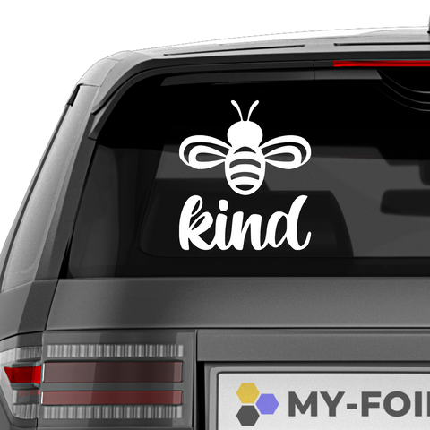 Bee Kind 5 Aufkleber 2. - Beispielansicht