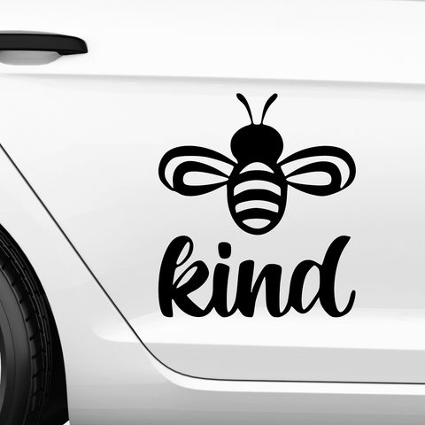 Bee Kind 5 Aufkleber 2. - Beispielansicht