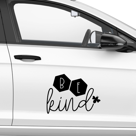 Bee Kind 6 Aufkleber 2. - Beispielansicht