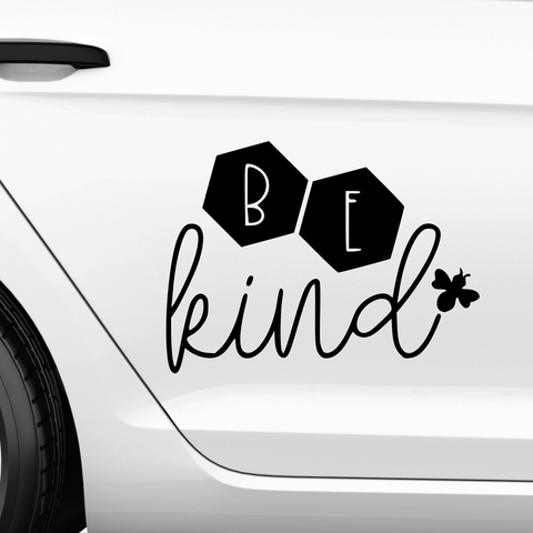 Bee Kind 6 Aufkleber 2. - Beispielansicht