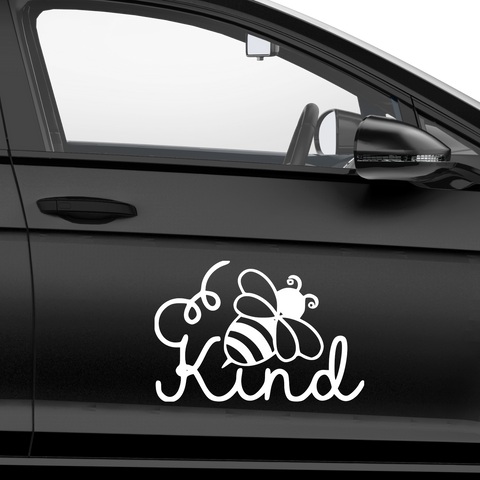 Bee Kind 7 Aufkleber 2. - Beispielansicht