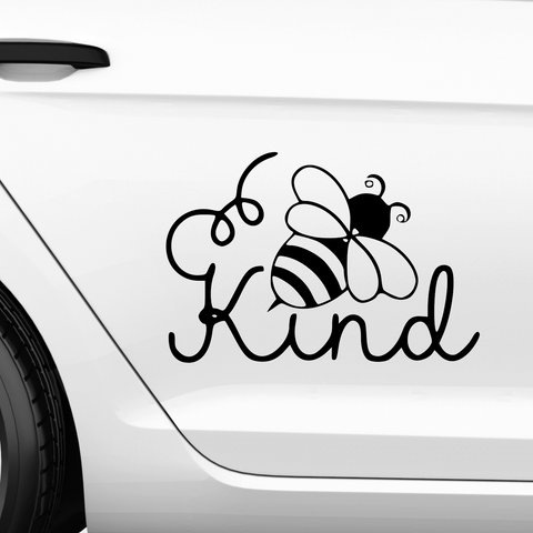 Bee Kind 7 Aufkleber 2. - Beispielansicht