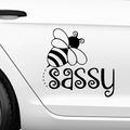 Bee Sassy Aufkleber 2. - Beispielansicht