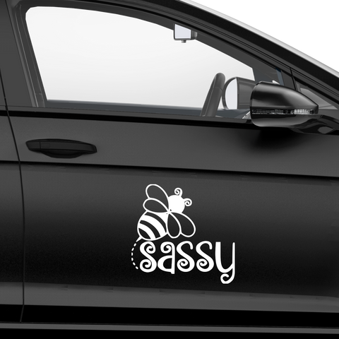 Bee Sassy Aufkleber 2. - Beispielansicht