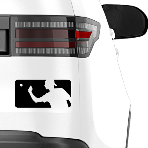 BeerPong Logo Aufkleber - Beispielansicht