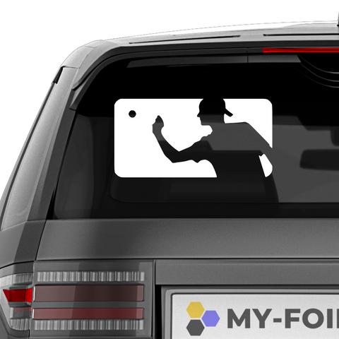 BeerPong Logo Aufkleber - Beispielansicht