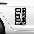 Beer Bait Rod Aufkleber - Beispielansicht