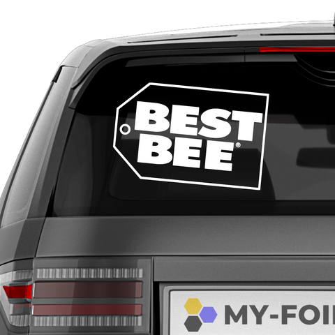 Best Bee Best Buy Fakelogo Aufkleber - Beispielansicht