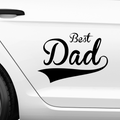 Best Dad Aufkleber Nr 3 - Beispielansicht