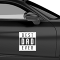 Best Dad ever Aufkleber Nr 2 - Beispielansicht