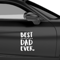 Best Dad ever Aufkleber Nr 3 - Beispielansicht