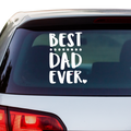 Best Dad ever Aufkleber Nr 3 - Beispielansicht