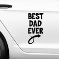 Best Dad ever Aufkleber Nr 5 - Beispielansicht