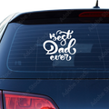 Best Dad ever Aufkleber Nr 6 - Beispielansicht
